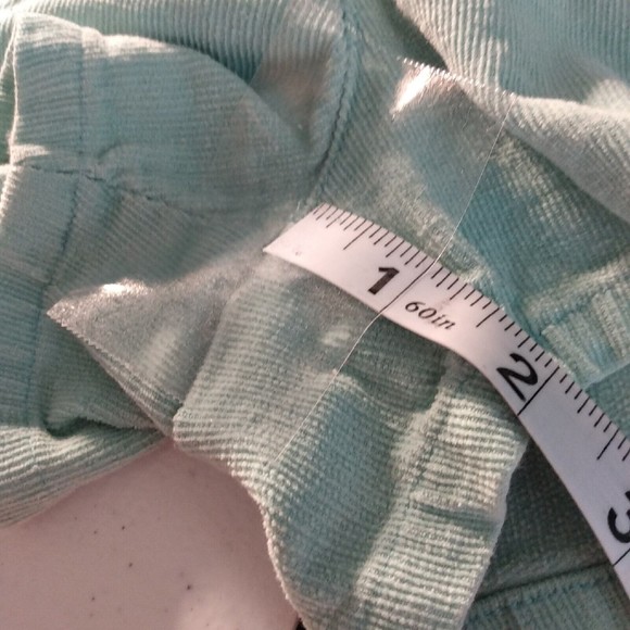 Cotton Candy Women's Mint Green Corduroy Short Shorts Pockets Size Medium - Picture 5 of 7